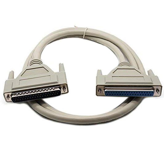 Dahszhi 1.5M/5Ft DB37 37Pin Male to Female Serial Port Extend DATA Cable Cord Printer