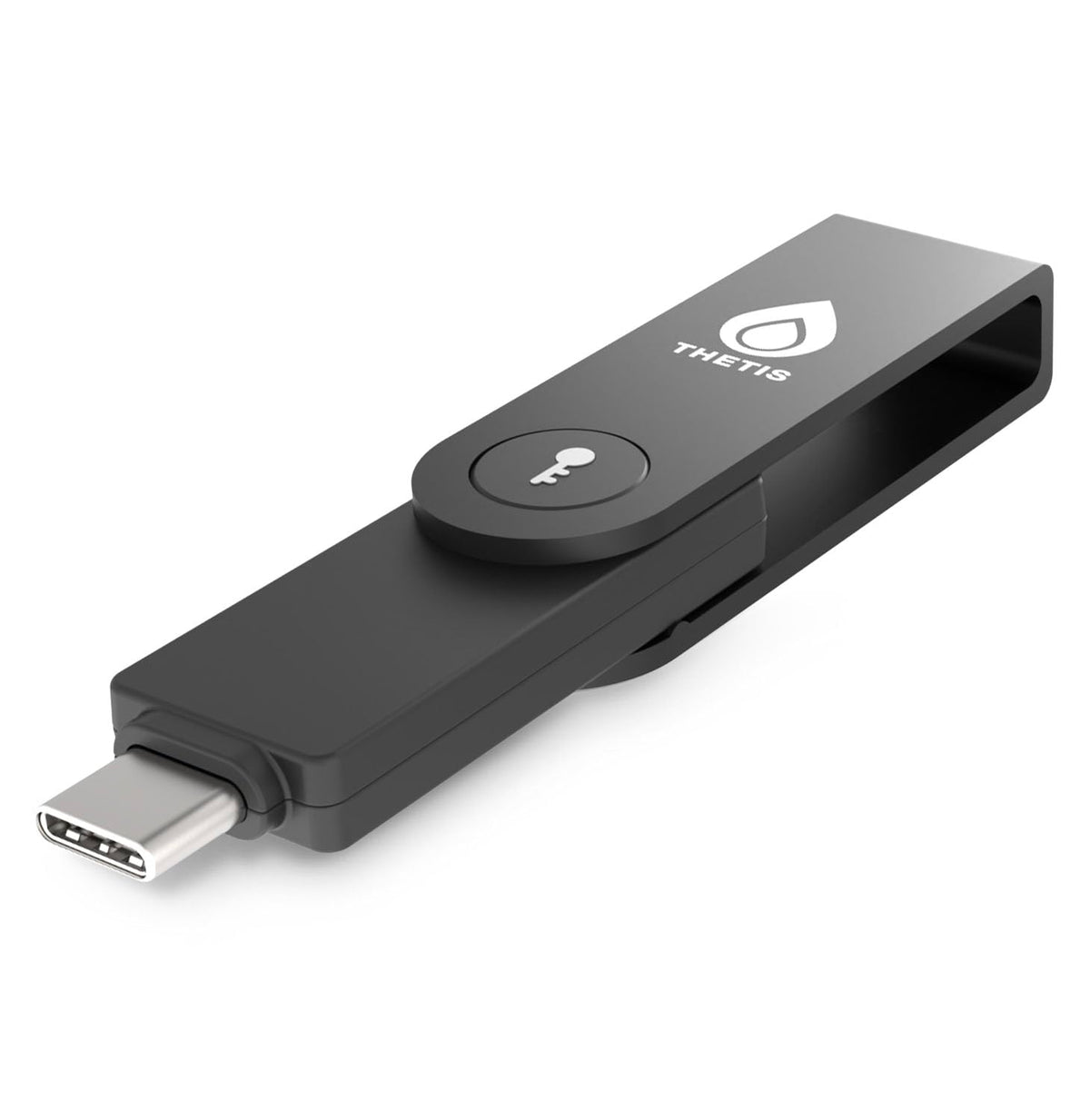 Thetis Pro-C FIDO2 Security Key Passkey Device with USB C & NFC, TOTP/HOTP Authenticator APP, FIDO 2.0 Two Factor Authentication 2FA MFA, Works