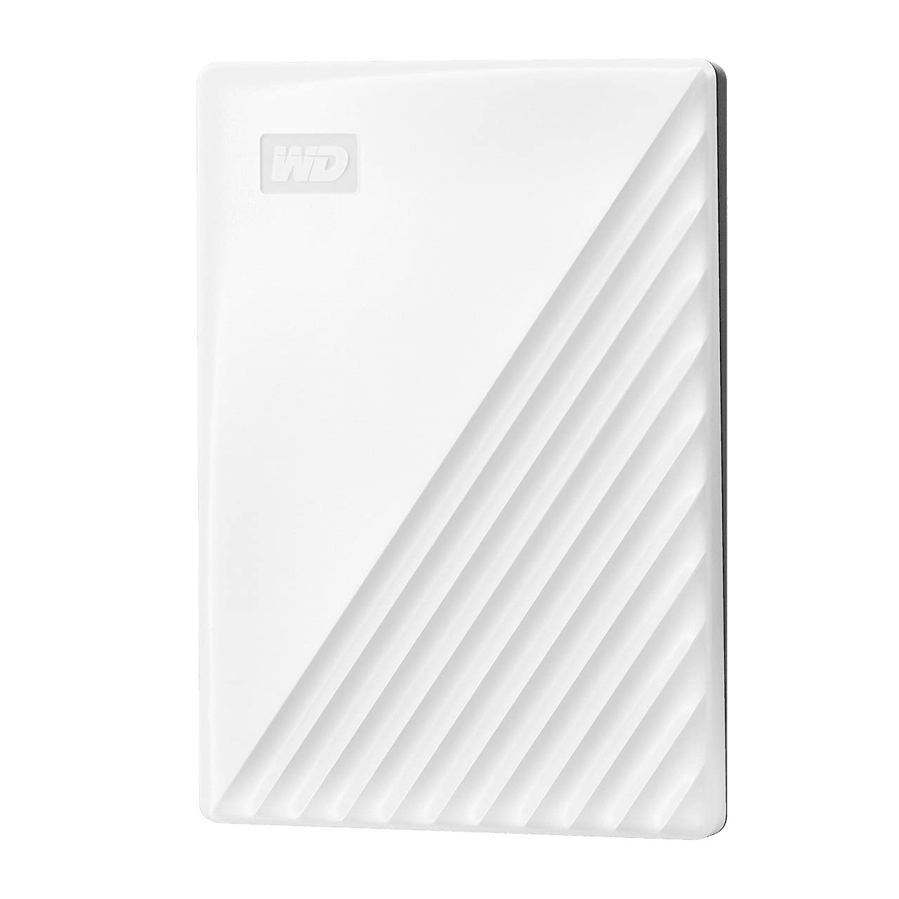 WD Portable Hard Drive, 2TB USB3.0, White, My Passport Encryption, Password Protection, External Hard Disk / WDBYVG0020BWT-WESN