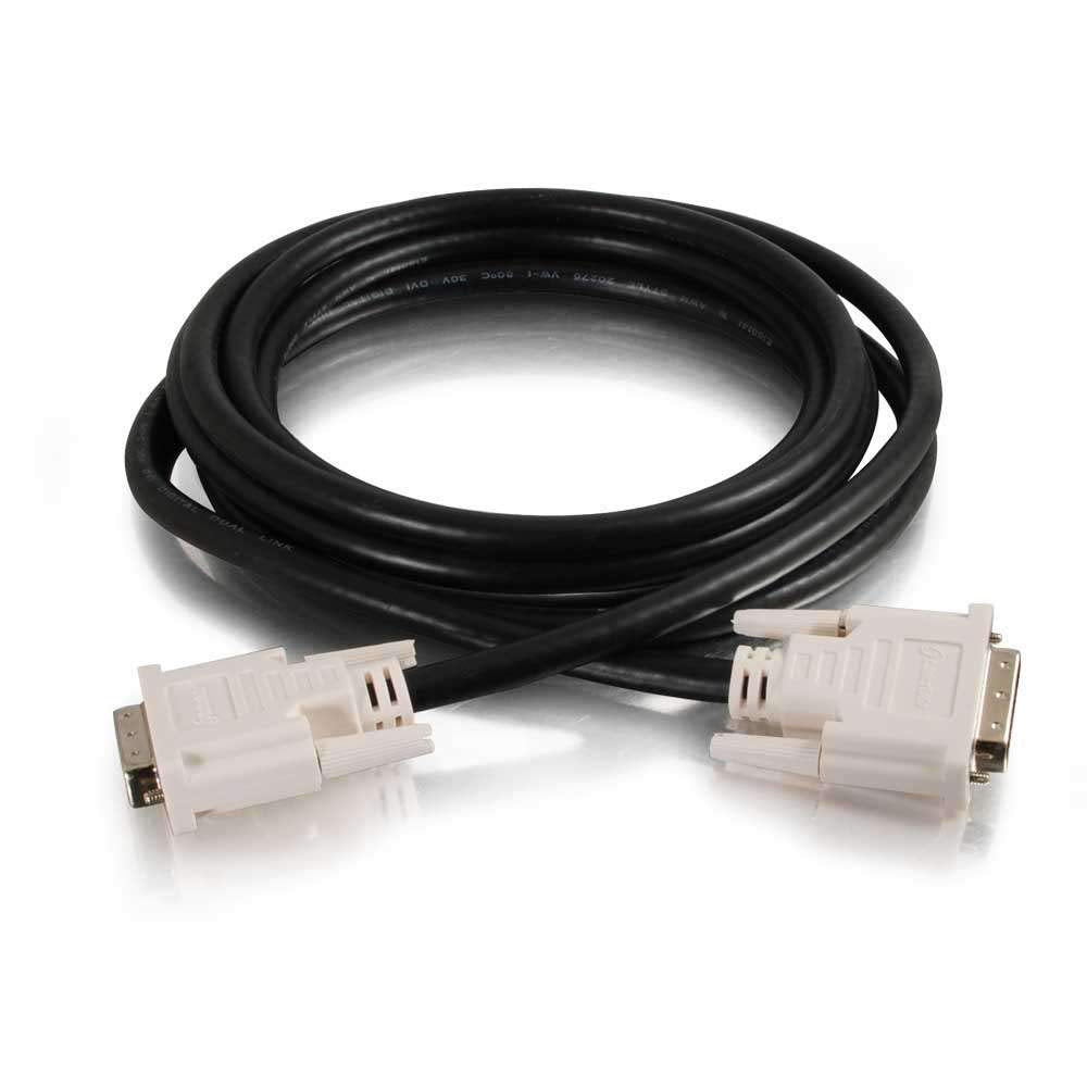 C2G Legrand DVI-D to DVI-D Video Cable, Male to Male Dual Link Digital Video Cable, Black Computer Cable, 2 Meter (6.6 Foot) Monitor Cable, 1 Count