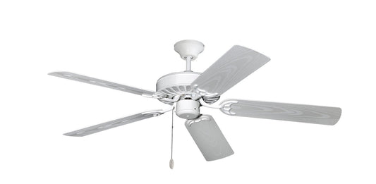 TroposAir Proseries Builder Outdoor Ceiling Fan 52" in Pure White