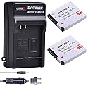 Batmax 2Pcs 1200mAh NB-8L Batteries + Charger Kits for Canon PowerShot A2200 is,A3000 is,A3100 is,A3200 is,A3300 is Digital Cameras