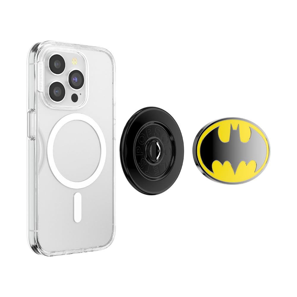 PopSockets Phone Grip for MagSafe, Magnetic Holder, Phone Stand, Batman - I Am Batman