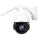 YoLuKe PTZ Camera Outdoor,5MP 20X Optical Zoom WiFi IP Camera with 360° Rotate and 1000ft View Distance/Human Detection & Auto Tracking/Two Way