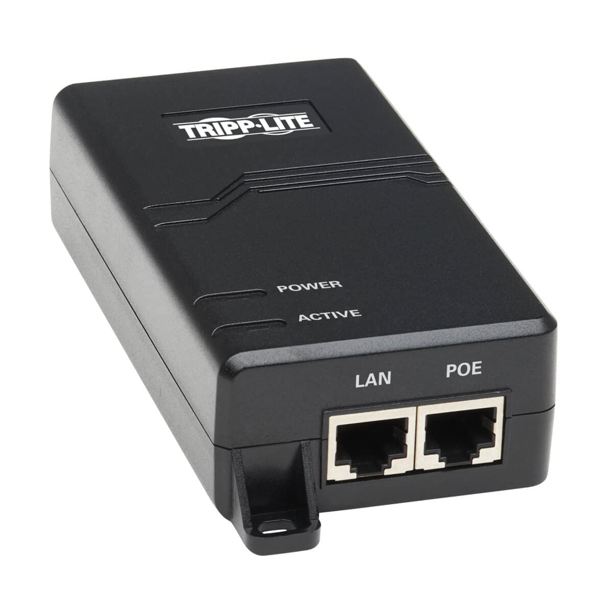 Tripp Lite 1-Port Gigabit PoE+ Midspan Active Injector 30W Power Over Ethernet, IEEE 802.3at/802.3af, International Plug Adapter for North America