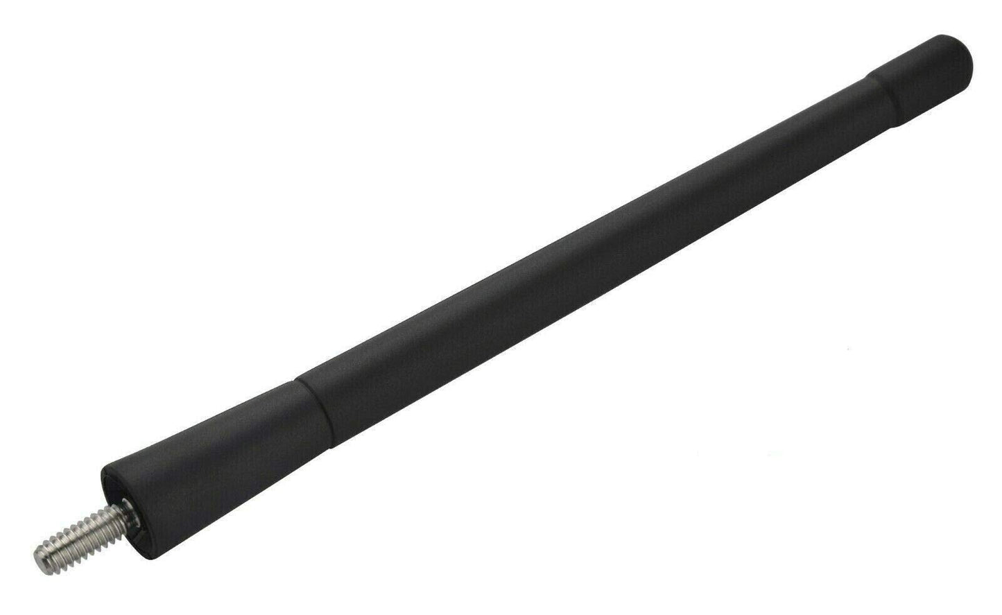EACCESSORIES EA 7" inch Short Rubber Black Stubby Antenna Mast Power Rod Radio AM/FM for Cars, Trucks, SUVs, Sedans - Waterproof, Easy Installation