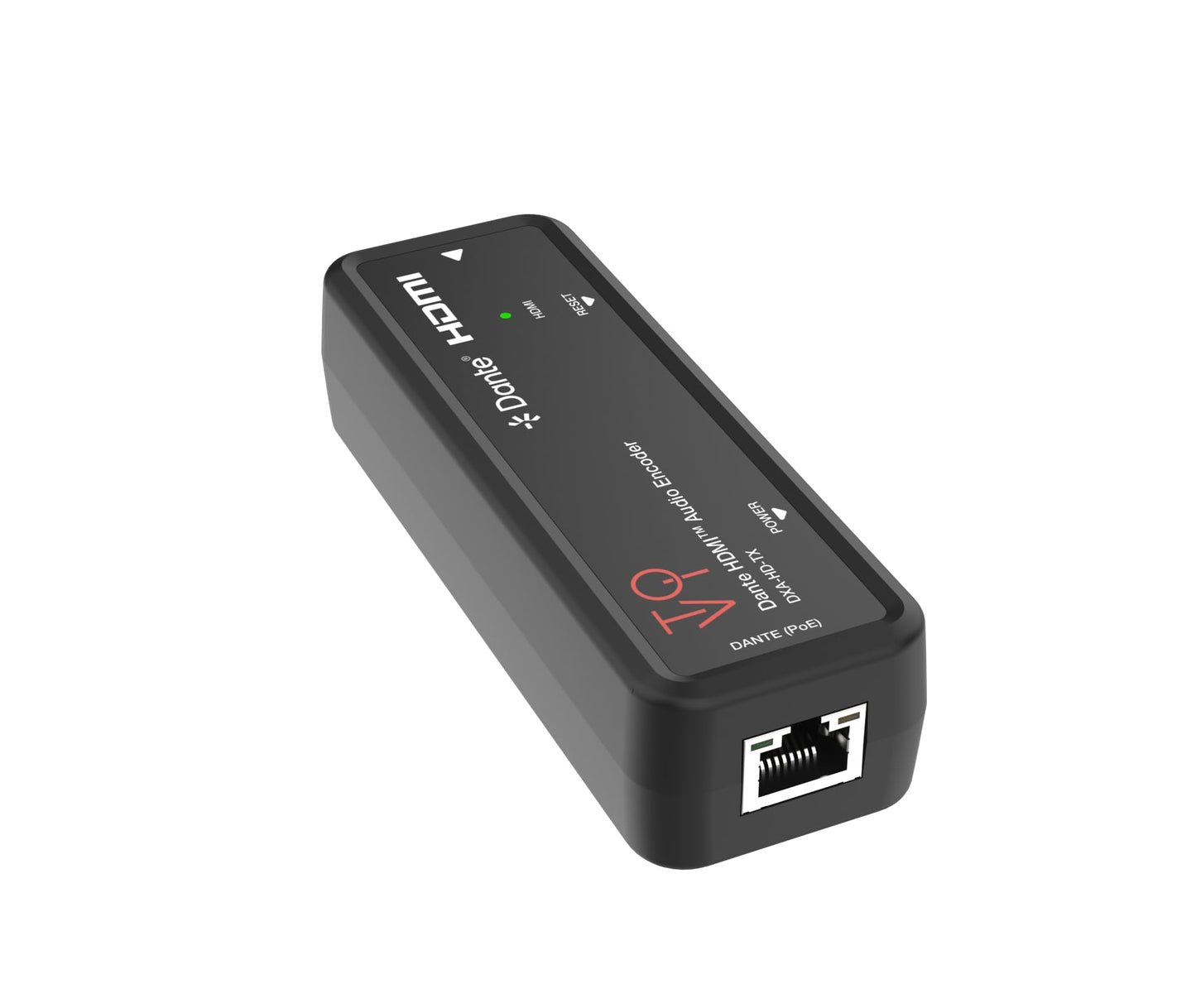ToVi Dante HDMI Audio Transmitter - 2CH HDMI to Dante Converter, 24-bit, 32-192kHz, AES67, PoE/USB-C Power, Low Latency