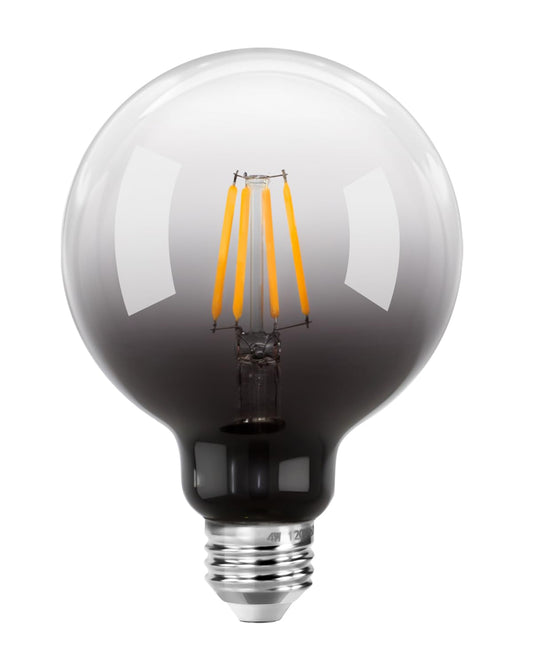 ONEWISH LED Globe Bulb, Warm White 300LM 2700K 4W, 35W Equivalent, E26 Base, Edison Light Bulb for Home Decor, 1 Pack