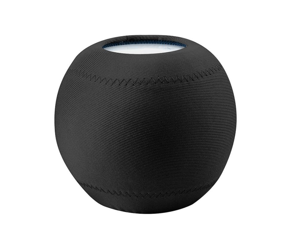 Coyktonty Protective Cover for Apple Smart Speaker dust Cover Homepod Mini Audio Waterproof Elastic Storage (Black)