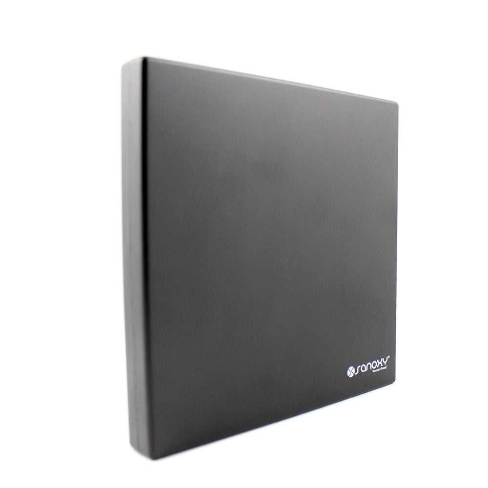 SANOXY Portable USB 2.0 Slim External DVD ROM CD-RW Combo Drive Writer with Read and Write Function (Black)
