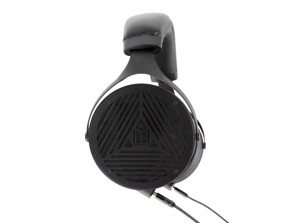 Monolith M1070 Over Ear Open Back Planar Headphones - Lightweight, Padded Headband, Plush and Removable Earpads, 106mm Planar Driver, 60 Ohms, Black