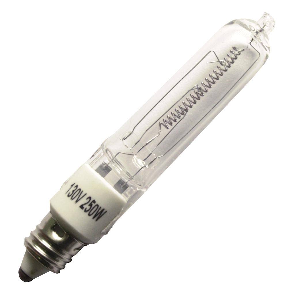 Hikari JD7023 Halogen T4 250W 130V/120V Double Life Clear E11 Base Q250/CL/MC NA710
