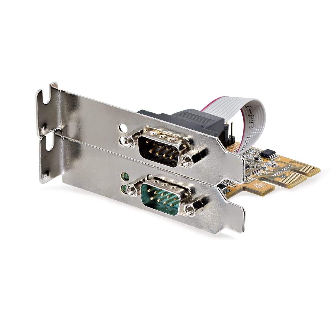 StarTech 2-Port PCI Express Serial Interface Card, TAA (21050-PC-SERIAL-LP)