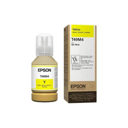Epson T49M UtlraChrome Dye Sub Ink, Yellow, 140ml (T49M420)