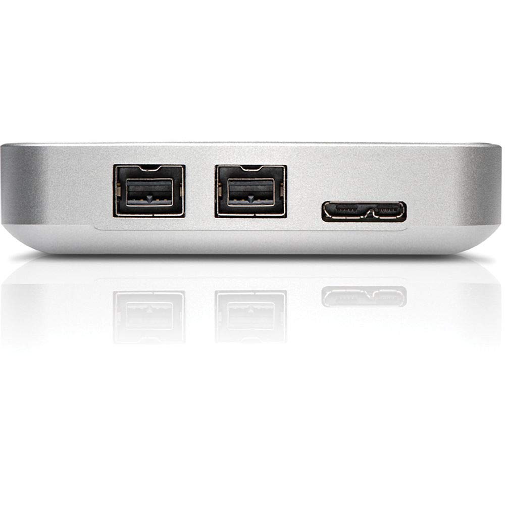G-Technology G-DRIVE mobile 1TB Portable FireWire and USB 3.0 Drive for Time-Machine (Silver) (0G02391)