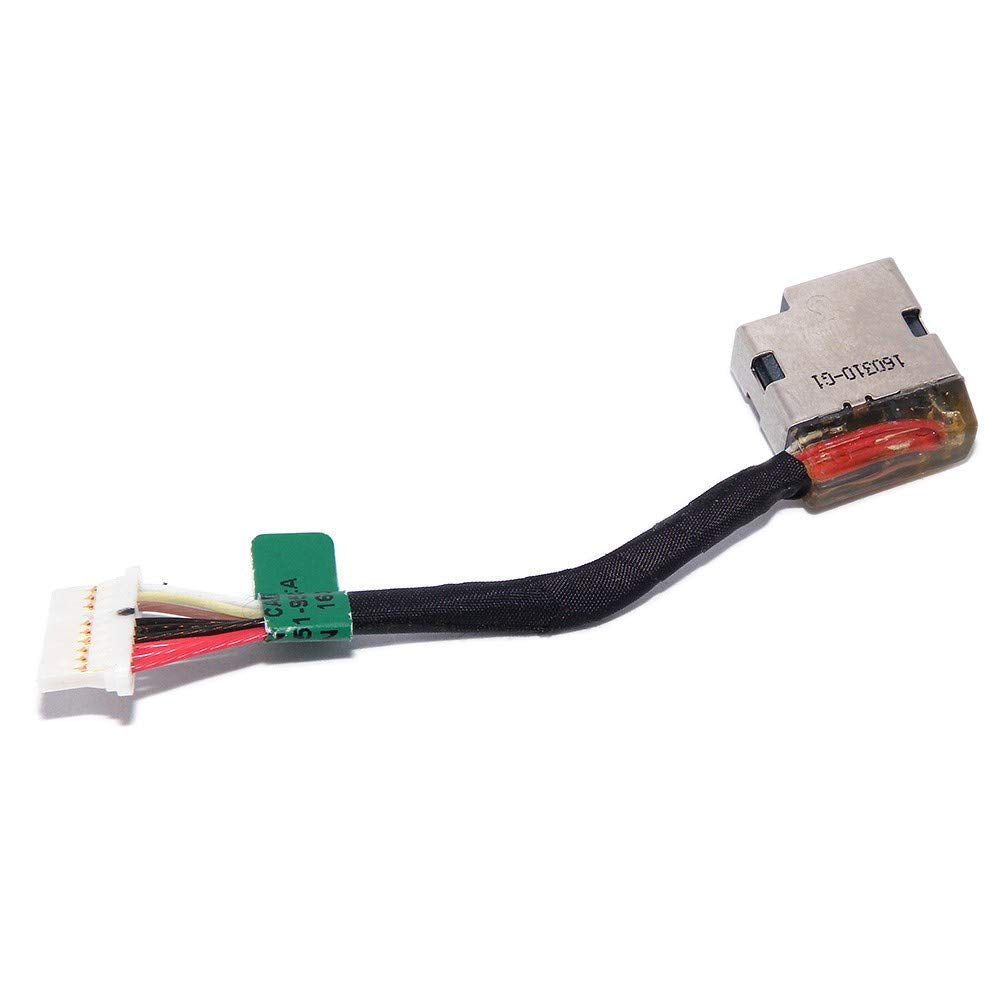 Charging Port DC in Power Jack Cable Replacement for HP OMEN 17-W 17-W253DX 858021-001 799751-S50