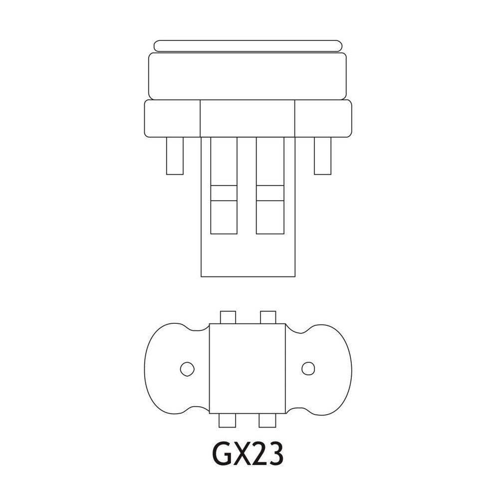 Ushio 3000055 - CF13S/841 - 13 Watt - 2 Pin GX23 Base - 4100K - CFL