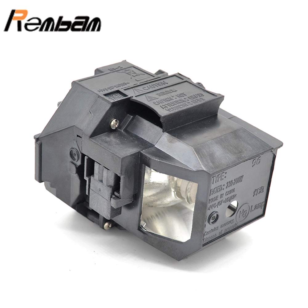 Rembam ELPLP96 V13H010L96 Projector Replacement Compatible Lamp with Housing for EPSON Powerlite Home Cinema 2100 2150 1060 660 760hd VS250 VS350