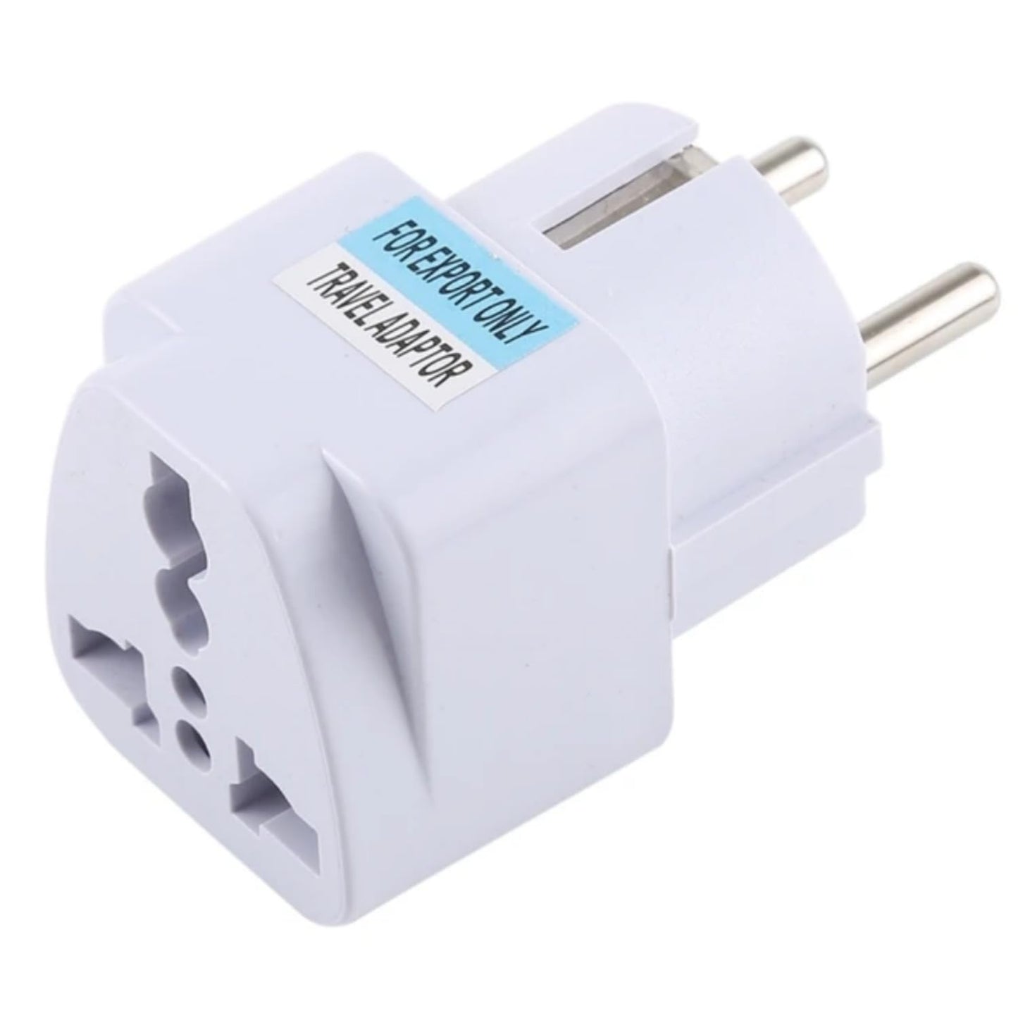 ALINNA 2 Pack Germany France Europe Travel Power Adapter, Universal AU UK US to EU Europe Plug AC 250V European Schuko Type E F Outlet (White)