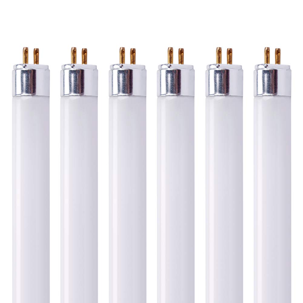 21 Inch F13T5/CW Fluorescent Light Bulb, T5 13 Watts, 4100K Cool White Under Counter Light Bulbs, Replacement Bulb for Under Cabinet Light, G5 Mini