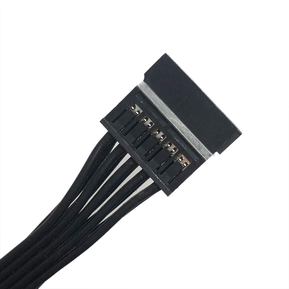 Zahara SATA Power Cable 6 Pin to 3x15 Pin for Seasonic/Antec PSUs, BTC Mining Riser Splitter, Hard Drive Adapter 18.7-inch (47.6cm) 18.7-inch 18AWG