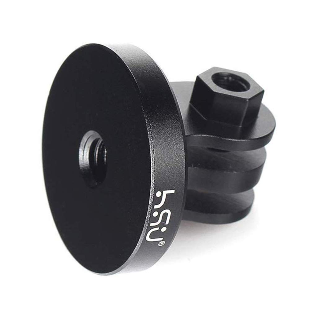 HSU Aluminum Alloy Metal GoPro Tripod/Monopod Mount with Aluminum Thumbscrew for GoPro Hero 13, 12, 11, 10, 9, 8, 7, 6, 5, 4, 3+, 3, 2, 1 HD, AKASO