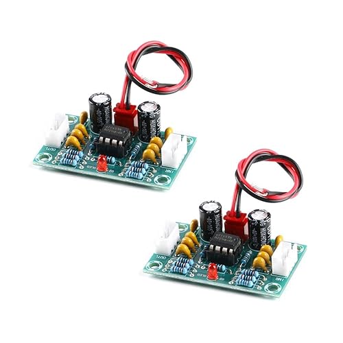 Rakstore 2pcs XH-A902 NE5532 Operational Pre-Amplifier Module Digital Audio Front Amplifier Board Preamplifier Tone Board 5 Times Rate Wide Voltage