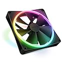 NZXT F140 RGB - 140mm RGB PWM PC Fan - High Airflow, Low Noise - Fluid Dynamic Bearing - Single (Requires NZXT RGB Controller for CAM Software) - 18