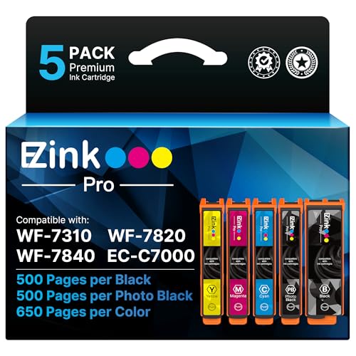 E-Z Ink Pro Remanufactured Replacement for 410XL Ink cartridges, 5 Pack