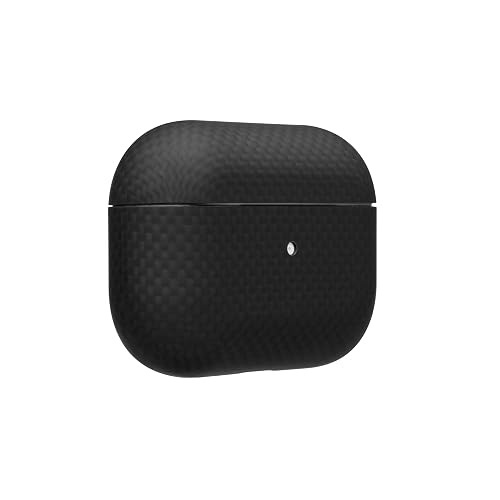 Latercase | Compatible with AirPods Pro 3 | Midnight | Durable AirPods Pro 3 Case | 0.6mm Thin Aramid Fiber, 6 Grams, Precision Lasercut, Full