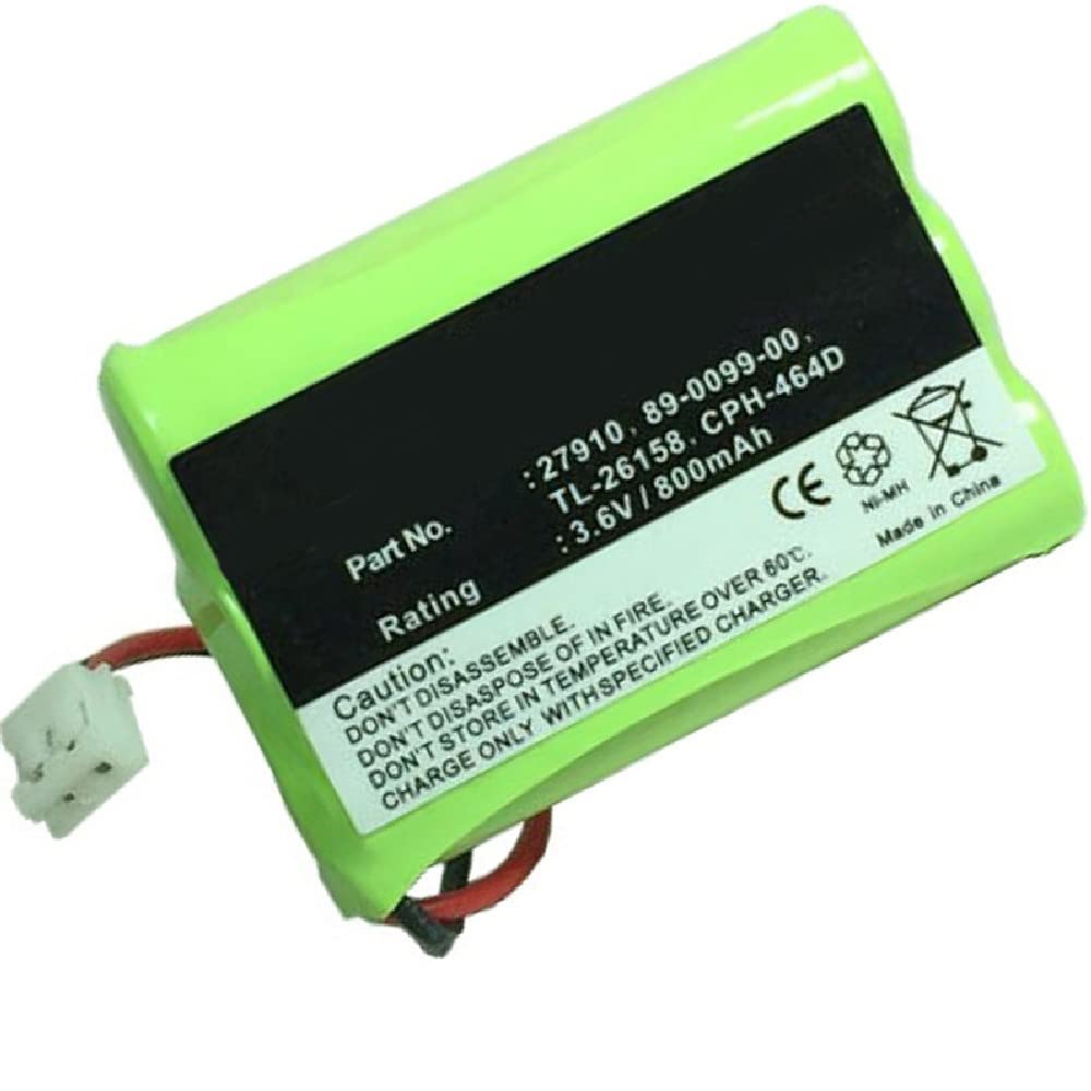 Compatible Cordless Phone Battery, Works with Lenmar CBD958 Cordless Phone, (Ni-MH, 3.6V, 750 mAh) Ultra Hi-Capacity, Compatible with AT&T-Lucent