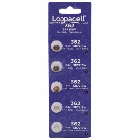 10 Loopacell SR721SW Sr-721sw - 361/362 Watch/calculator Battery