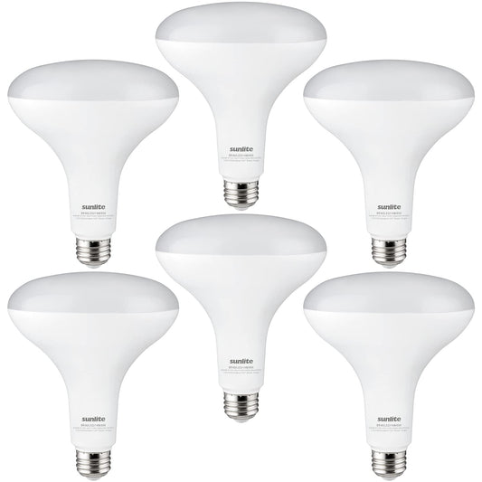 Sunlite 41191 LED BR40 Recessed Light Bulb, 14 Watt (85W Equivalent), 1060 Lumens, Medium Base (E26), Dimmable, Flood, UL Listed, 6500K - Daylight, 6
