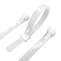 Zip Ties (White, 10 Inch)