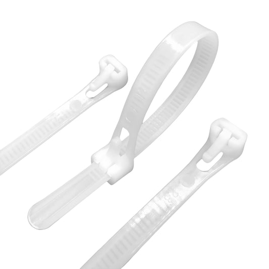 Zip Ties (White, 6 Inch)