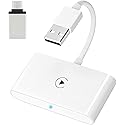 BLACKSYNCZE Wireless CarPlay Adapter, CarPlay Dongle for OEM Wired Cars, Convert Wired to Wireless CarPlay, Support Online Update Plug & Play Easy Use