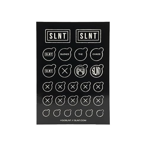SLNT Privacy Stickers for Camera - Reusable Camera Stickers for Phones, Laptops, Tablets & Computer Webcams, Blackout Camera Covers