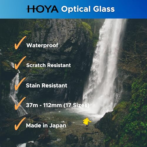 Hoya EVO Antistatic 67mm UV Filter - Camera Filters with 16-Layer SMC Coating, 3mm Thick, UV Optical Glass for Superior Resolution - Dust, Stain