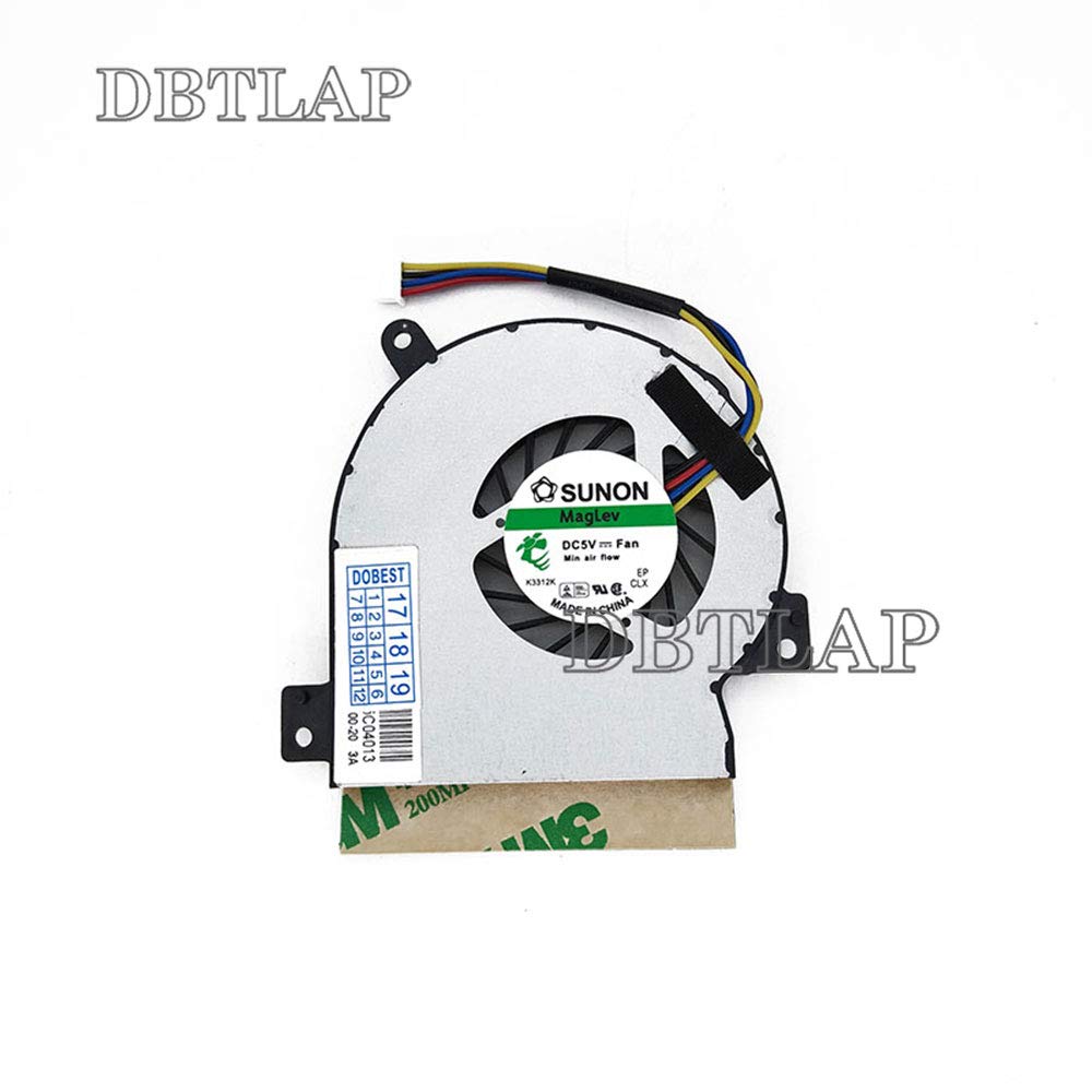 DBTLAP Laptop CPU Fan Compatible for ASUS Eee PC 1215 1215T 1215N 1215B 1215P 1215TL Cooling Fan AB05105HX69DB00