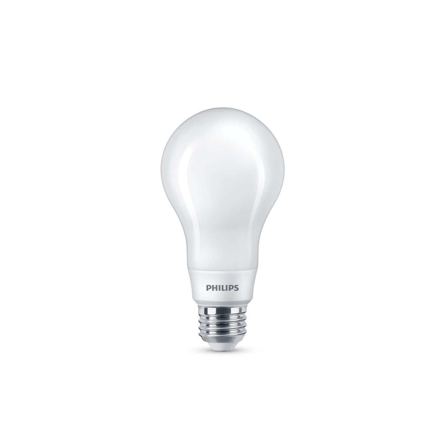 PHILIPS LED 150-100-60W A21 1-Pack BrightDial Daylight (5000K) 2605-1600-800 Lumen (22-12-8W = 150-100-60W) Frosted Flicker-Free Light Bulb