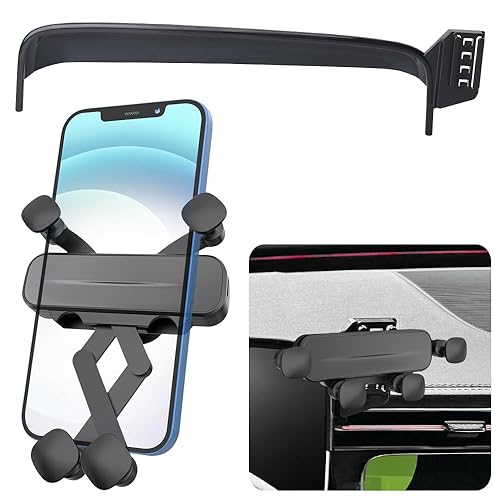 LUNQIN Car Phone Holder Mount for 2024 2025 Mercedes-Benz E Class E350 E450 Sedan Wagon Auto Accessories Navigation Screen Bracket Interior Decoration