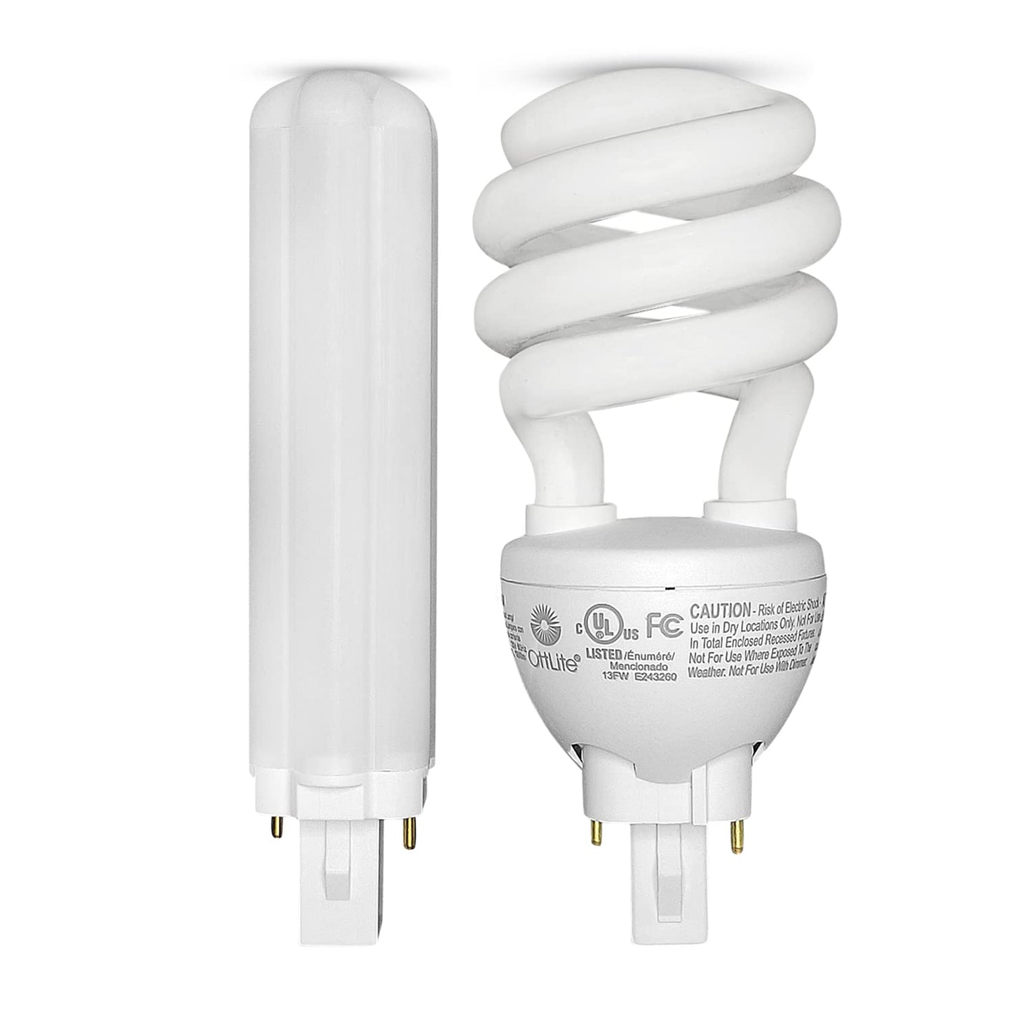 Eye Power Type M LED Replacement for OttLite 20W 2-Pin Swirl Bulb B84J35, SB20-M or SB20-M-FFP (1-Pack)