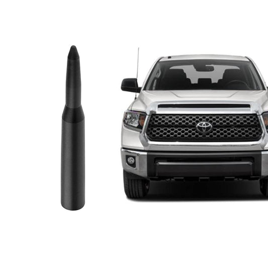 PYGHAP Stylish Short Antenna Compatible with Toyota Tundra Tacoma Trucks, 4" Short Aluminum Antenna, Car Wash Proof