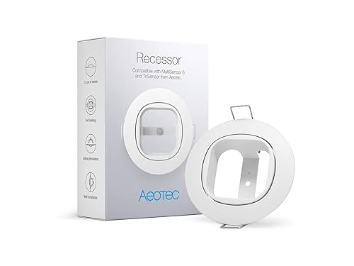 Aeotec Recessor for MultiSensor and TriSensor - Discreet in-Wall Mount for a Seamless Smart Home Look