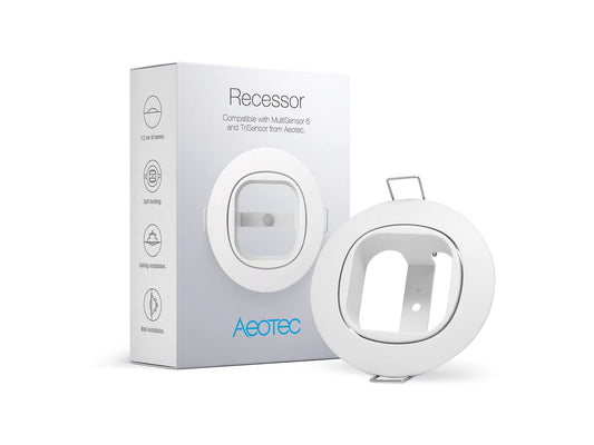 Aeotec Recessor for MultiSensor and TriSensor - Discreet in-Wall Mount for a Seamless Smart Home Look