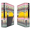 MightySkins Skin Compatible with Microsoft Xbox 360E (3rd Gen) - Lets Taco Bout It | Protective, Durable, and Unique Vinyl wrap Cover | Easy to Apply