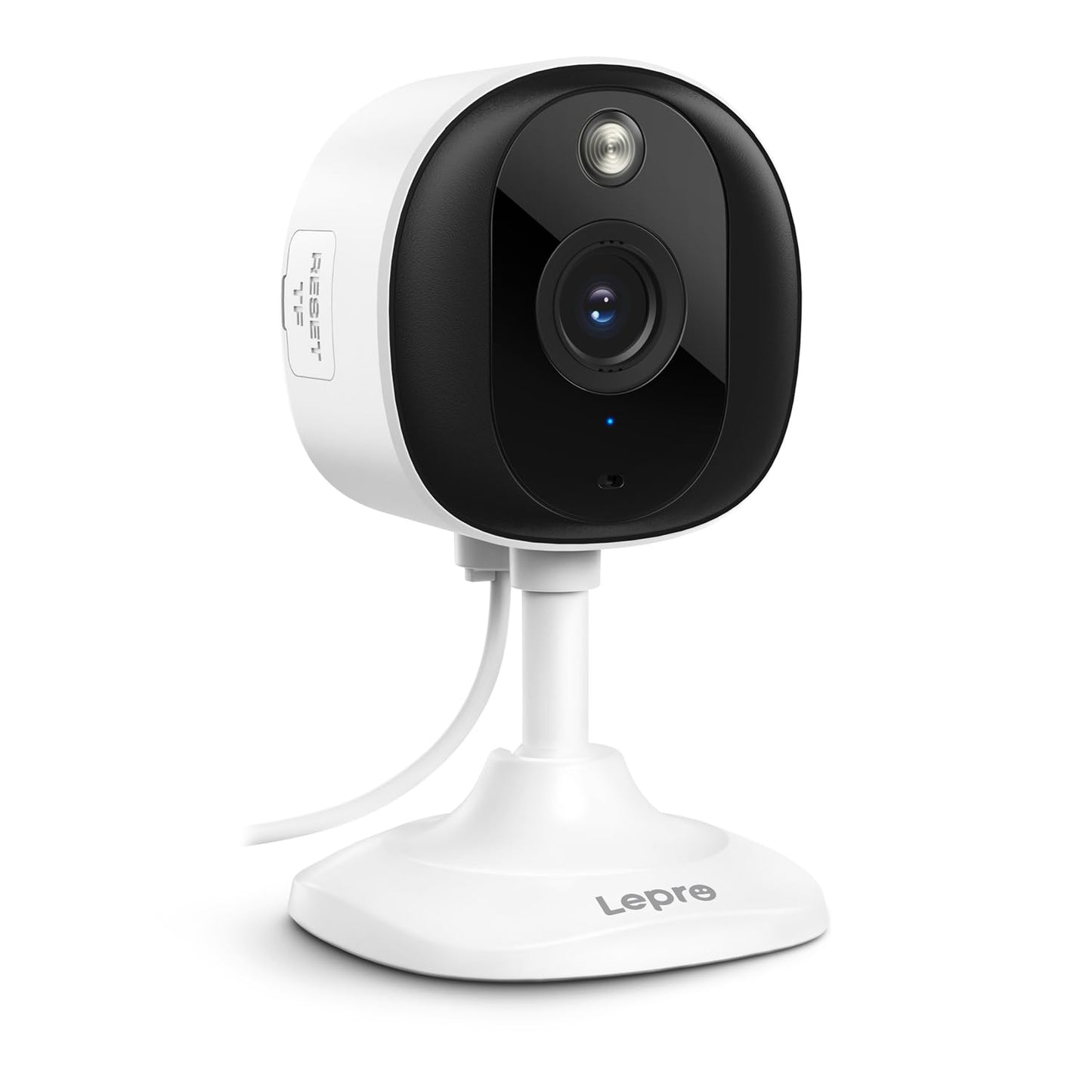 Lepro 2K Security Indoor & Outdoor Camera for Baby Care, Pet Monitoring, Remote Intercom, Night Vision, 2-Way Audio, Cloud & SD Card Storage (SD Card