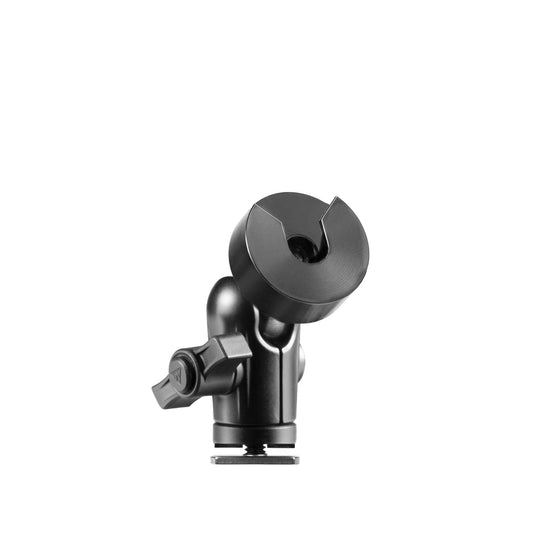 Tackform Slim Track™ Base Mount - CB Microphone Holder | Black Anodized Aluminum | Short Reach Arm | (Base Mounts Are ONLY Compatible With Tackform