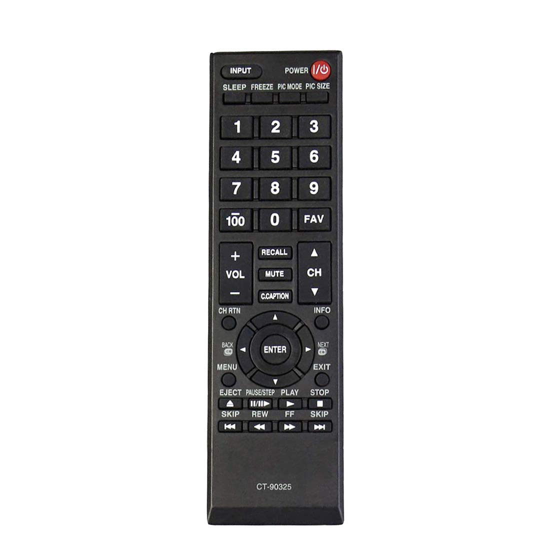 AMAIRIYCA Replacement ct-90325 Remote Toshiba for to Shiba tv fit for Toshiba Universal Remote