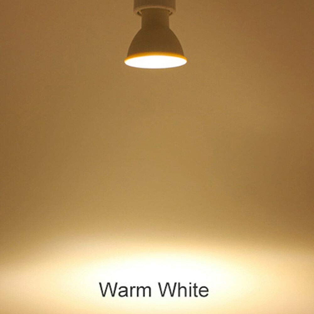 Lxcom Lighting MR16 LED Bulb G5.3 MR16 COB Spotlight 5W LED Light Bulbs 50W Halogen Bulbs 110V Warm White 3000K for Landscape Flood Track Recessed